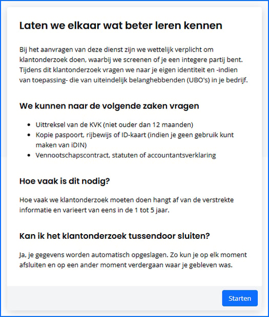 Starten